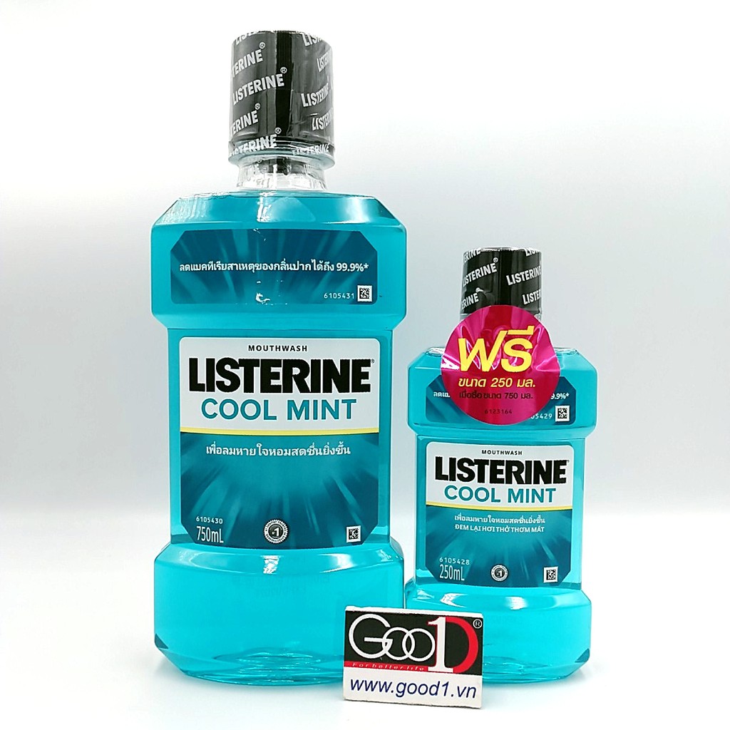 Top Các Loại Nước Súc Miệng Listerine Tại Thái Lan