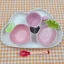 Bát Ăn Dặm, Combo Set Chén Sứ Ăn Dặm Kèm Khay Và Bát Nhiều Hình Tặng Thìa Cho Bé