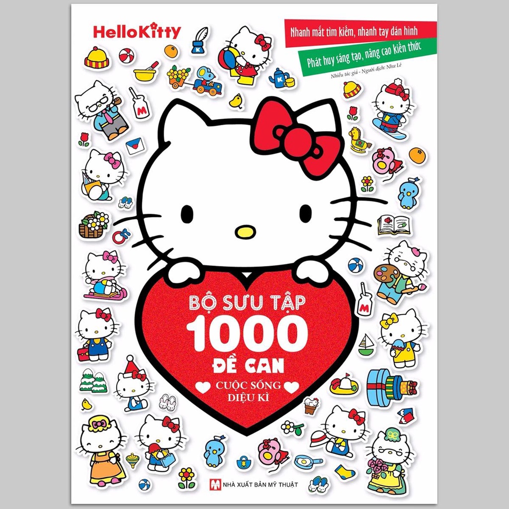 Sách Hello Kitty Bộ Sưu Tập 1000 đề can Cuộc Sống Diệu Kì (28 tuổi)