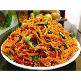 250g khô gà lá chanh Đặc Biệt có giấy vệ sinh an toàn thực phẩm