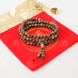 Vòng Tay Trầm Hương Chuỗi Tràng 108 Hạt Trầm Tốc Việt 4mm - Mộc Trầm Hương MTH