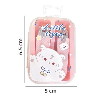 Bộ Bấm Móng Mini 2in1 Có Hộp Đựng | Bấm Móng Tay Kèm Dũa Móng Nhỏ Gọn An Toàn Dễ Mang Theo