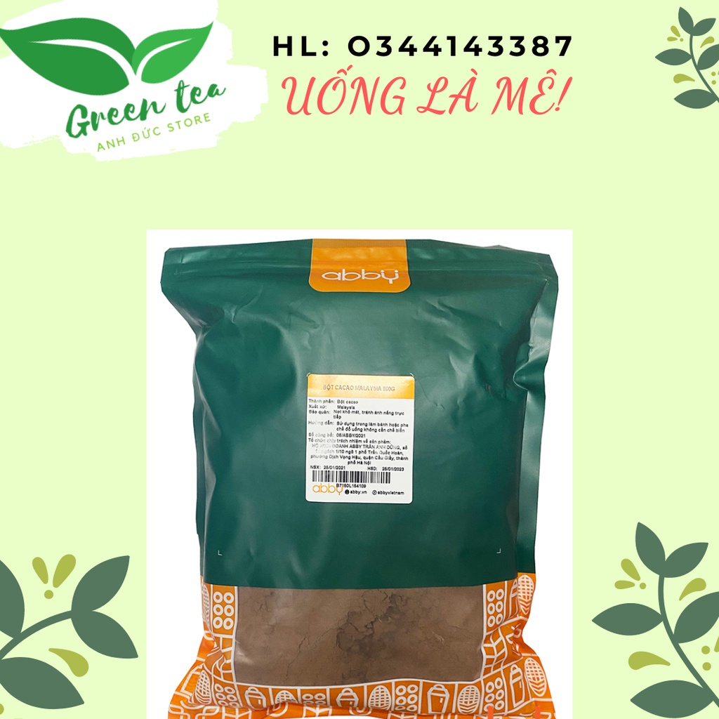 Freeship/Bột caccao malaysia/Uống là mê