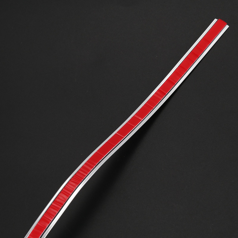 Lưới tản nhiệt ô tô màu bạc ngoại thất Chrome Tạo kiểu trang trí Moulding Trim Strip 12mm