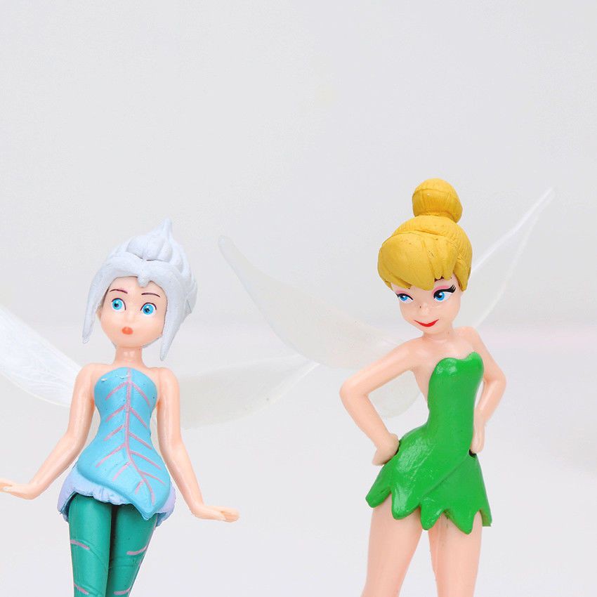 ★ Cổ Phiếu Sẵn Sàng ★ Set 7 Mô Hình Nhân Vật Tinkerbel TinkerBell 10cm Chân Đứng Dễ Thương Cho Bé
