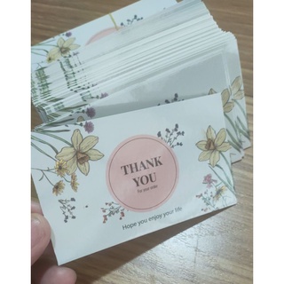 Thẻ Cảm ơn - Card Thank you 50 cái/sét (10*6cm)