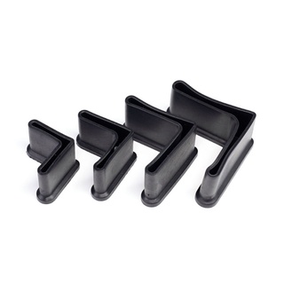 4 Tam Giác Sắt Chân Nắp Góc Hình Chữ L Chân Ống Đầu Nắp Nắp Cao Su Đen / Trắng / Vàng / Trong Suốt