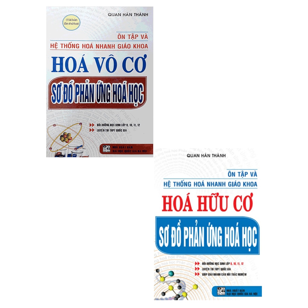 Sách - Combo ôn tập và hệ thống hóa nhanh giáo khoa: hóa hữu cơ + ...