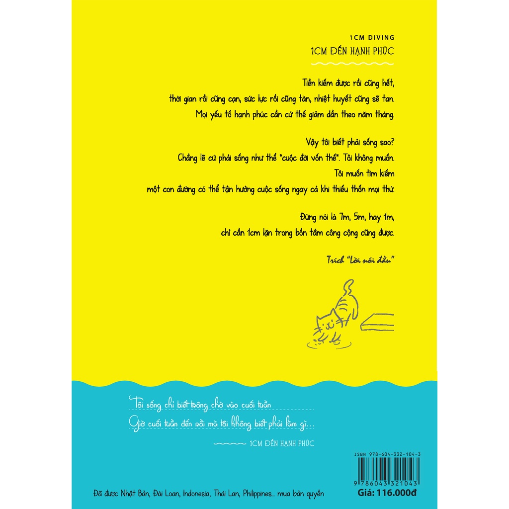 Ảnh Sách - 1cm Đến Hạnh Phúc - 1cm Diving (Làm thế nào để tìm thấy hạnh phúc nhỏ bé của riêng mình) 2