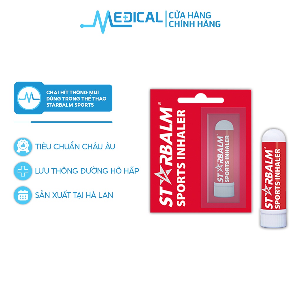 Ảnh Chai hít thông mũi STARBALM Sports khi chơi thể thao - MEDICAL 1