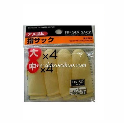 Daiso Bộ 08 Bọc Ngón Tay Nhựa (Cỡ Trung, Đại) Finger Sack By Candy