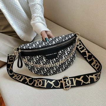 Women's Korean-Style Belt Bag – Chain Strap, Mini