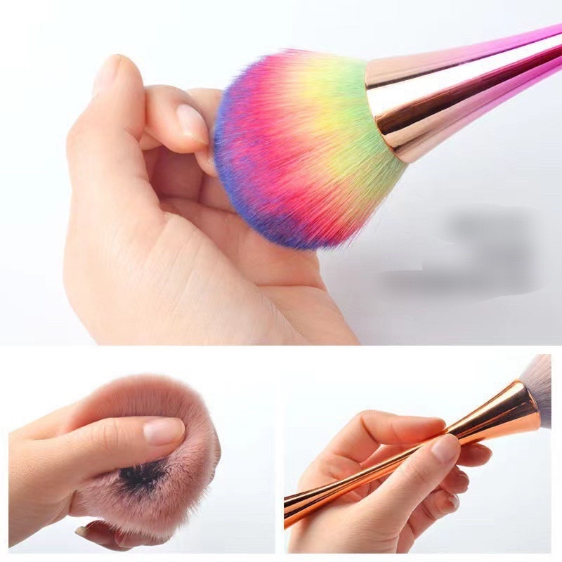 Chổi phủi cao cấp cán dài, cọ trang điểm