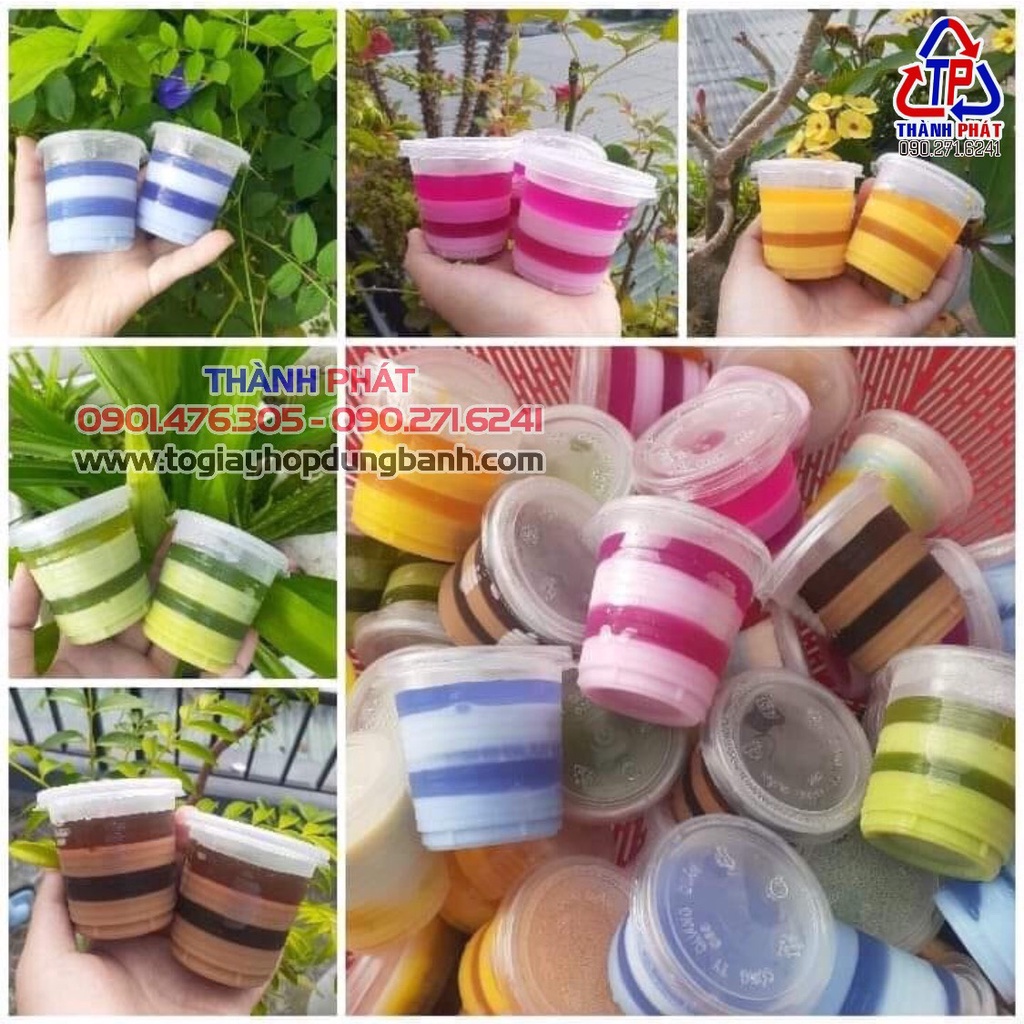 100 Ly rau câu 140ml đựng topping trân châu, trà đá | Shopee Việt Nam