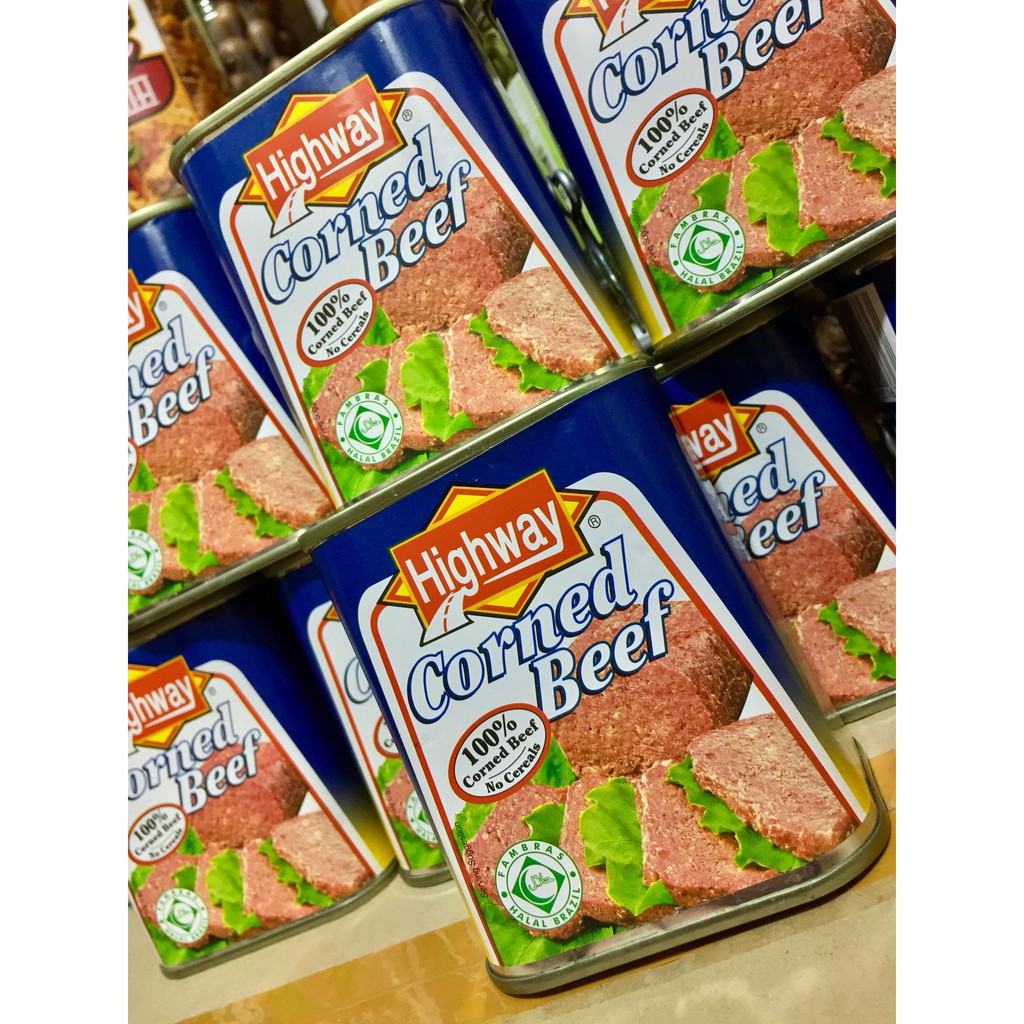Thịt Bò hộp Highway Corned Beef 340g Shopee Việt Nam