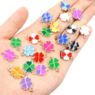 Set 4 Mặt Trang Sức Hình Cỏ Bốn Lá