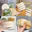 ✈️Giao Hàng 24h✈️ Kem nền thân thiện với da Puff Wet and Dry Use Powder Puff Soft Cosmetic Puff Dụng cụ trang điểm