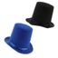 Yoo Black Hat Magician Bowler Hat Mũ ảo thuật gia Biểu diễn sân khấu Jazz