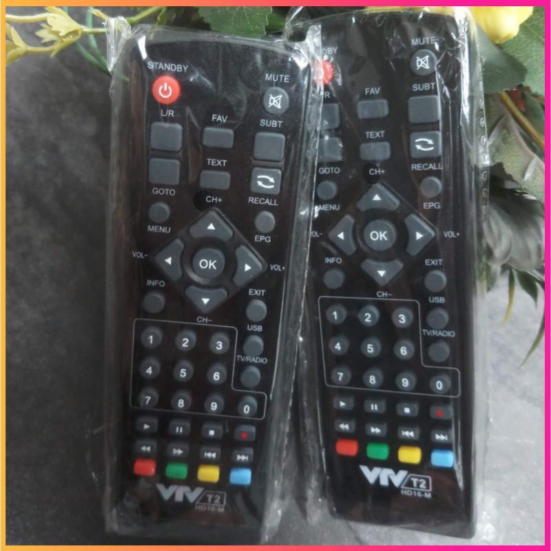 Điều khiển (Remote) cho đầu thu Kỹ thuật số mặt đất DVB.T2 của VTV ...