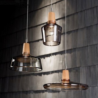 Nghệ Thuật Thẩm Mỹ Mặt Dây Chuyền Kính Đèn Giọt Đèn Trần Loft Đèn Treo Công Nghiệp Cho Cafe / Nhà Bếp Bar / Phòng Ăn