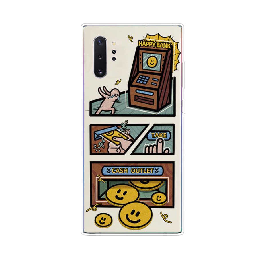 Ốp Điện Thoại TPU Dẻo In Họa Tiết Độc Đáo Thời Trang Cho Samsung Galaxy note 9 10 plus