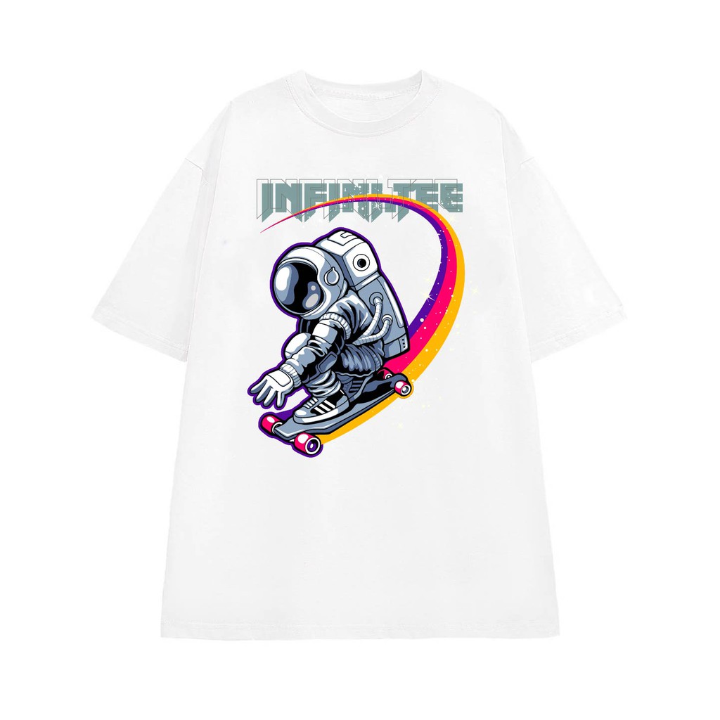 Áo thun INFINITEE Fni0873, Thun 100% Cotton - form rộng Unisex.