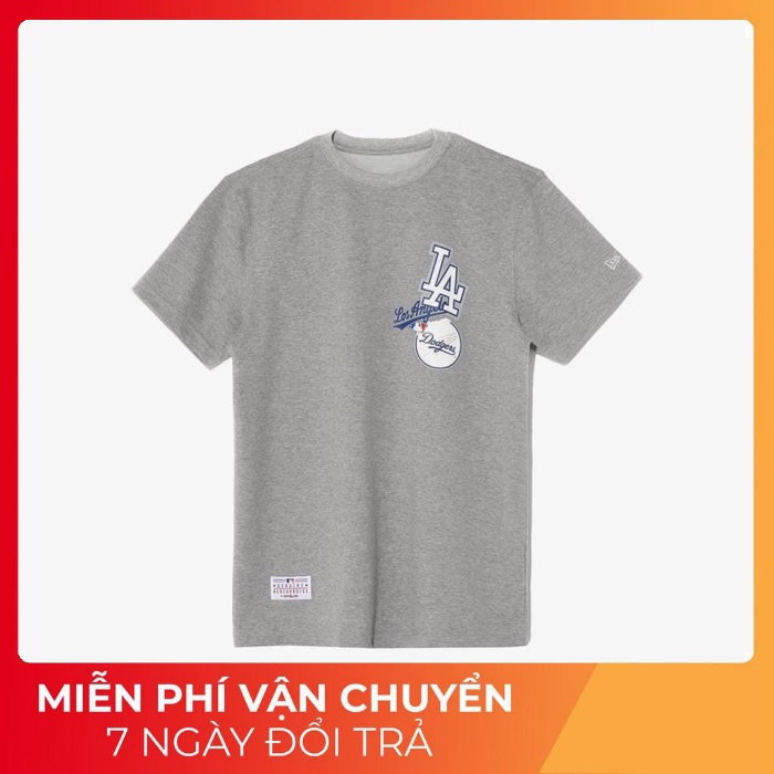 [HL STORE] Áo Thun New era LOGO Sticker Xám | Shopee Việt Nam