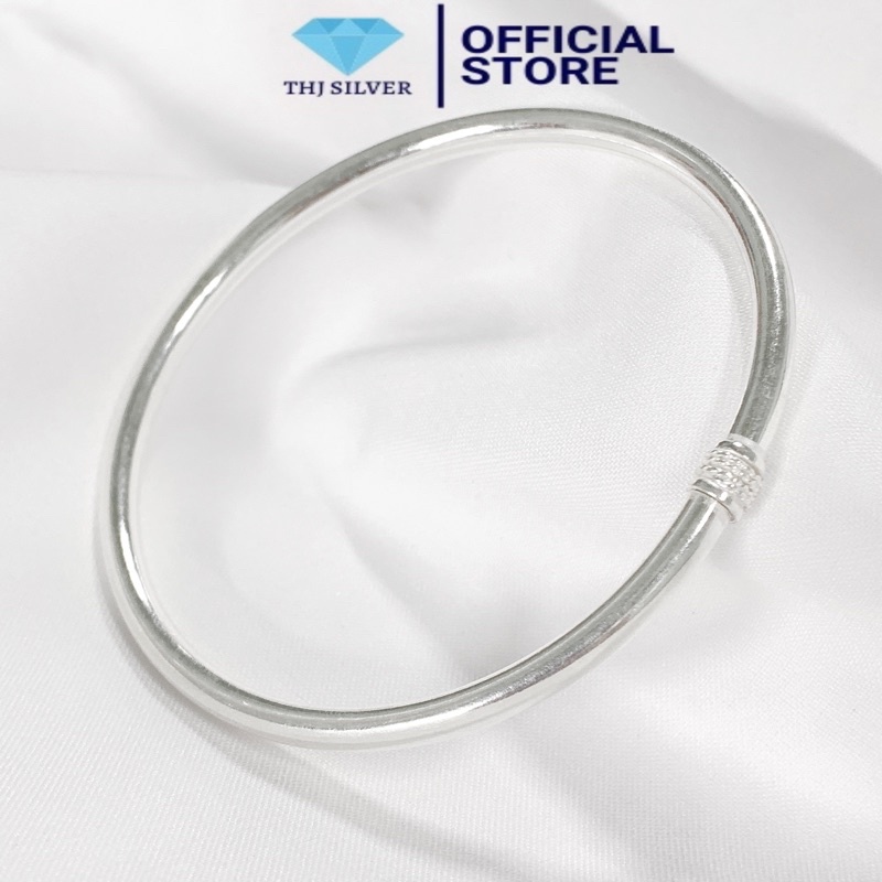 VÒNG BẠC TRƠN THJ BẠC TA CHO NGƯỜI LỚN-THJ SILVER | Shopee Việt Nam
