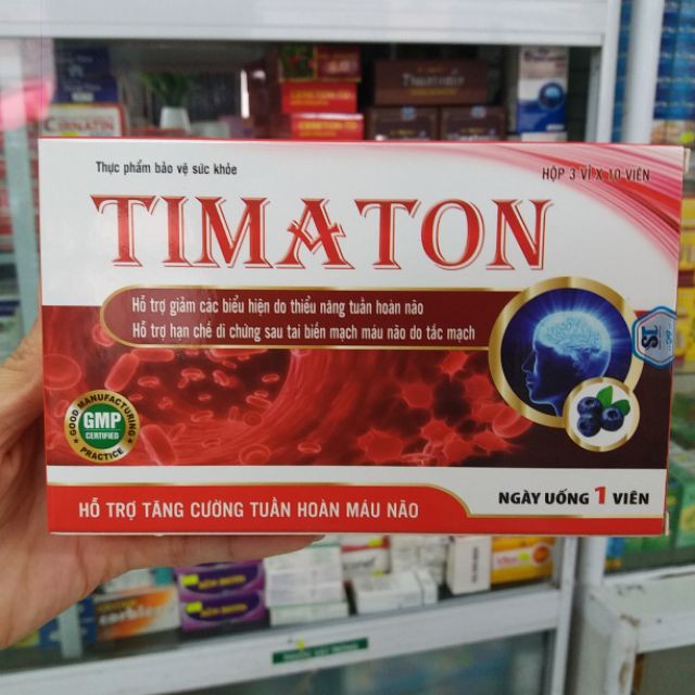VIÊN BỔ NÃO ,CHỐNG TAN CỤC MÁU ĐÔNG TIMATON - Hỗ trợ tăng cường tuần ...