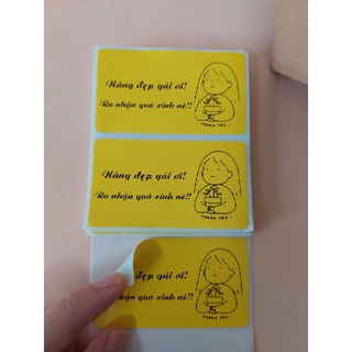 100 Tem dán tri ân khách hàng kích thước 7x4cm