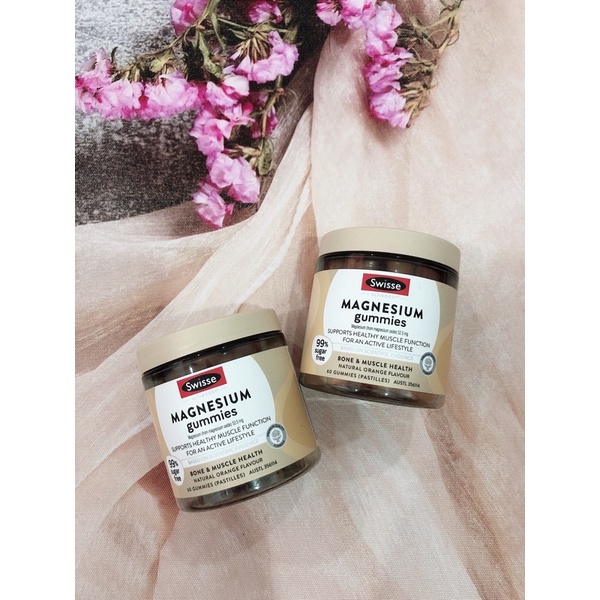 Kẹo dẻo tăng cơ Swisse Magnesium Gummies 60 viên Shopee Việt Nam