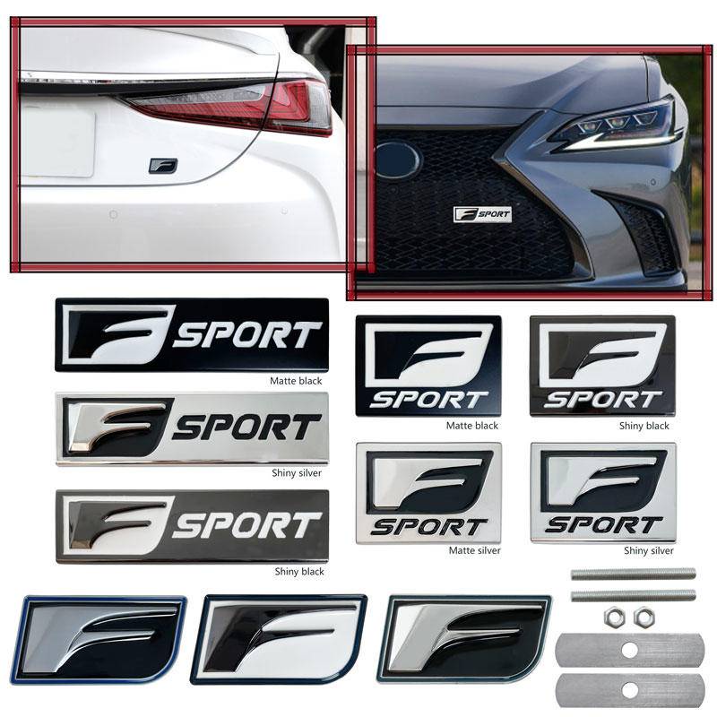 Kiểu Dáng Xe Ô Tô Miếng Dán F SPORT Decal Phía Trước Hood Lưới Tản ...