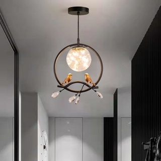 Đèn Led Mặt Dây Chuyền Chim Đèn Chùm Đầy Sao Hành Lang Ánh Sáng Cloakroom Đèn Trần Lối Vào Đèn Chùm Nhỏ