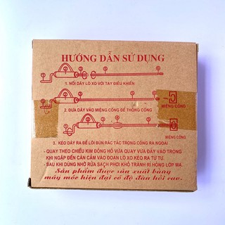 Dây thông tắc cống kim khí Dung Anh dây thông cống quay tay 3M, 5M, 7M, 10M, 12M, 15M