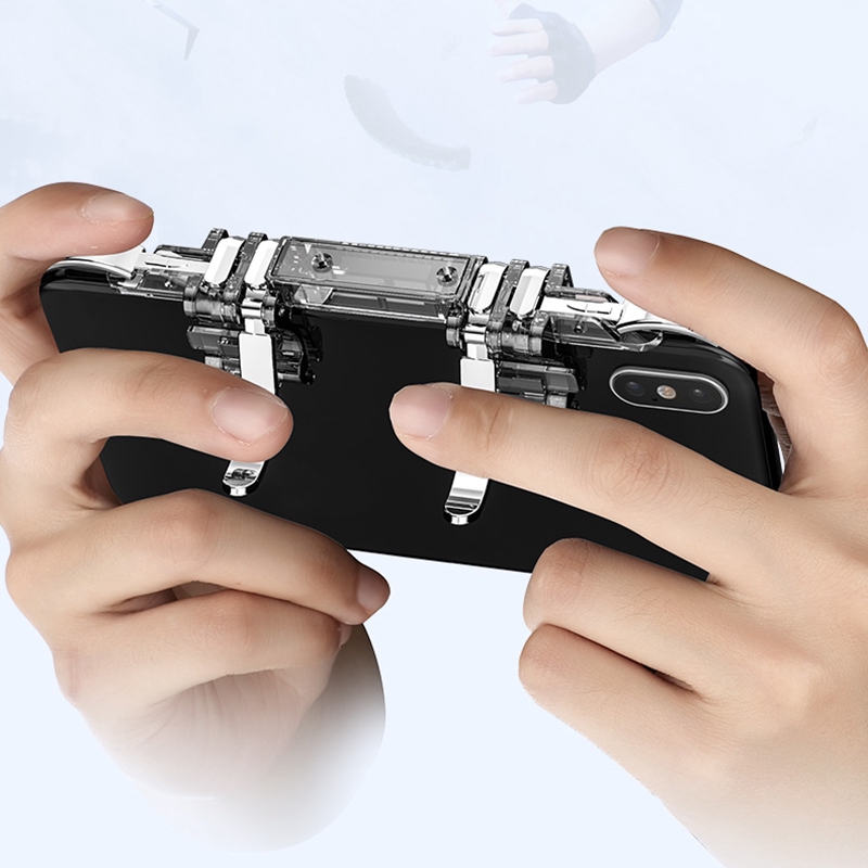 Tay Cầm Chơi Game Liên Quân Mobile PUBG ROS Kèm 04 Nút Joystick chống mỏi tay khi chơi game, tiện lợi thoải mái