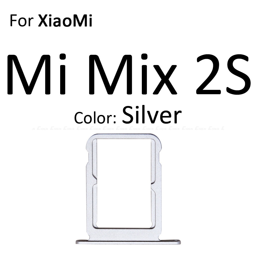 Thẻ Sim / Micro SD Khay Đựng Thẻ Ổ Cắm Khe Cắm Hộp Đựng Đầu Nối Adapter Đầu Đọc Cho XiaoMi Mi Mix 3 2S 2 Thay Thế Các Bộ Phận