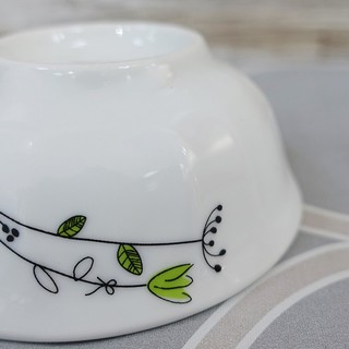 Chén Tương Hoa Rau Mầm Viền Bạc 1084 Chuan Kuo Cao Cấp