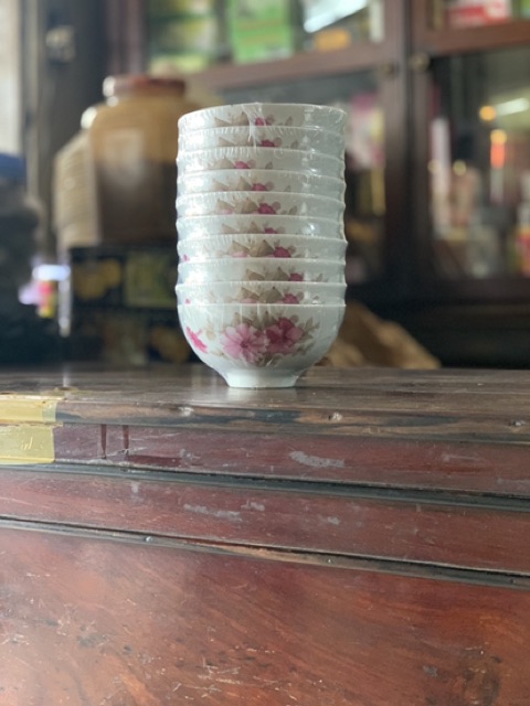 SET 5 CHÉN SỨ CAO CẤP CK ( CHUAN KUO ) BÔNG 3027 , 3014 , 3030 , 3040