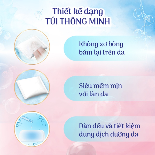 Ảnh Bông trang điểm (bông tẩy trang) Silcot 82 miếng/hộp 2