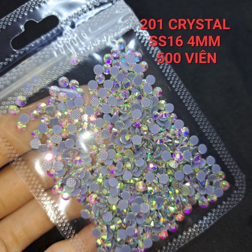 ĐÁ LẺ SIZE SS4 - SS6 - SS10 -SS16 - SS20 -SS30 - MÃ 201 CRYSTAL AB ...