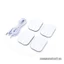 Dây Cáp Điện Với 4 Miếng Dán Cho Máy Massage Jack 2.5mm