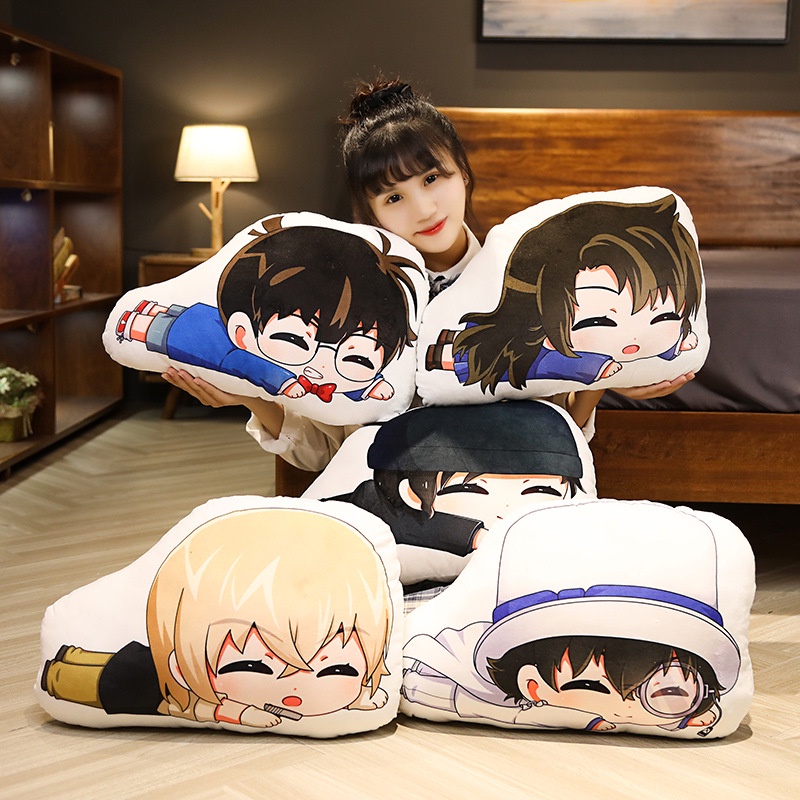 ST2 Thám Tử Lừng Danh Conan Gối Anime Móc Khóa Búp Bê Đệm Sang Trọng Đồ Chơi Rachel Moore Kaito Búp Bê Nhồi Bông Trang Trí Nhà Quà Tặng TS2