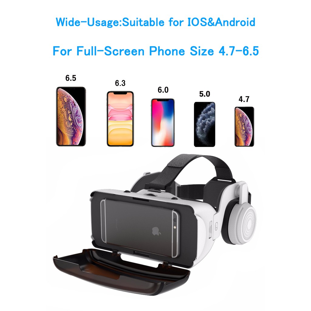 Ảnh Set kính thực tế ảo hỗ trợ VR 3D EVEBOT đeo đầu kích thước 7 inch 4