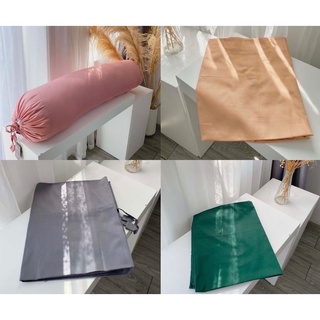 Vỏ gối ôm lụa cùng màu với bộ chăn ga kích thước 35x100cm hàng uy tín loại 1