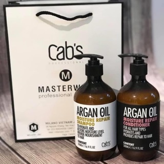 Bộ Dầu Gội Xả CAB’S ARGAN OIL.