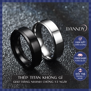 Titanium Steel Ring by Dandy - Unisex Accessories