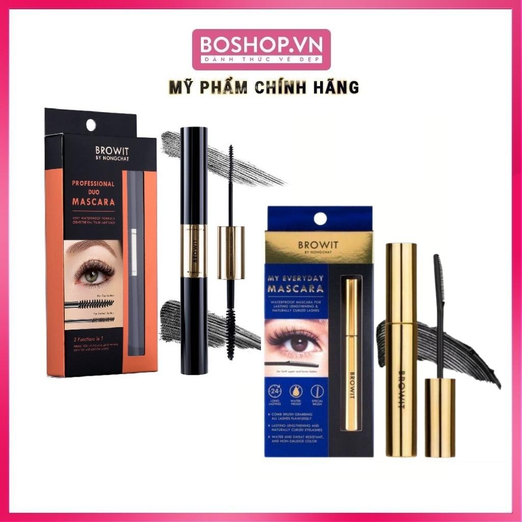 Mascara Browit By Nongchat Professional Thái Lan Chuốt Mi 2 Đầu Và