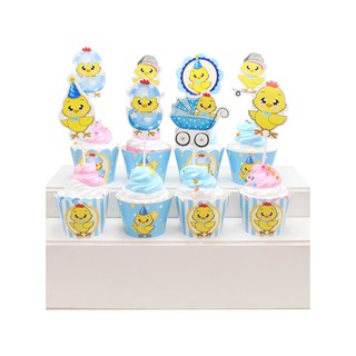 Set MEGA trang trí sinh nhật chủ đề Gà Xanh