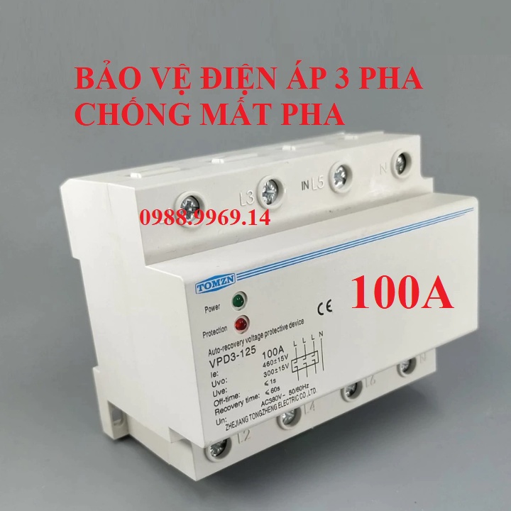 Bảo Vệ Đứt Pha, Mất pha, bảo vệ điện áp Của Mạn…