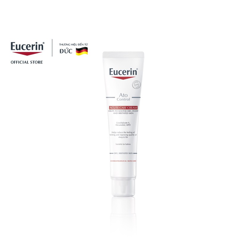 Kem dưỡng giảm viêm da cơ địa Eucerin Ato Control Acute Care Cream 40ml